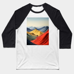 Vibrant Mountains Baseball T-Shirt